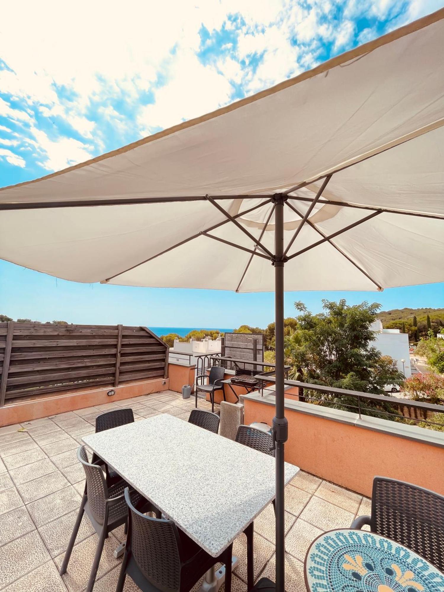 Sunny Apartment Sa Boadella Big Solarium Sea View Lloret de Mar Exterior foto